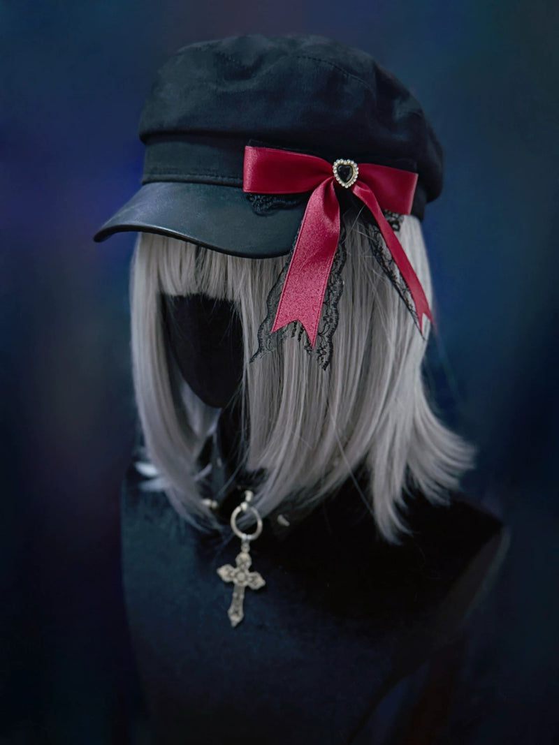 Gothic Buckle Chain Beret and Hat Collection by Strange Sugar - product view 37