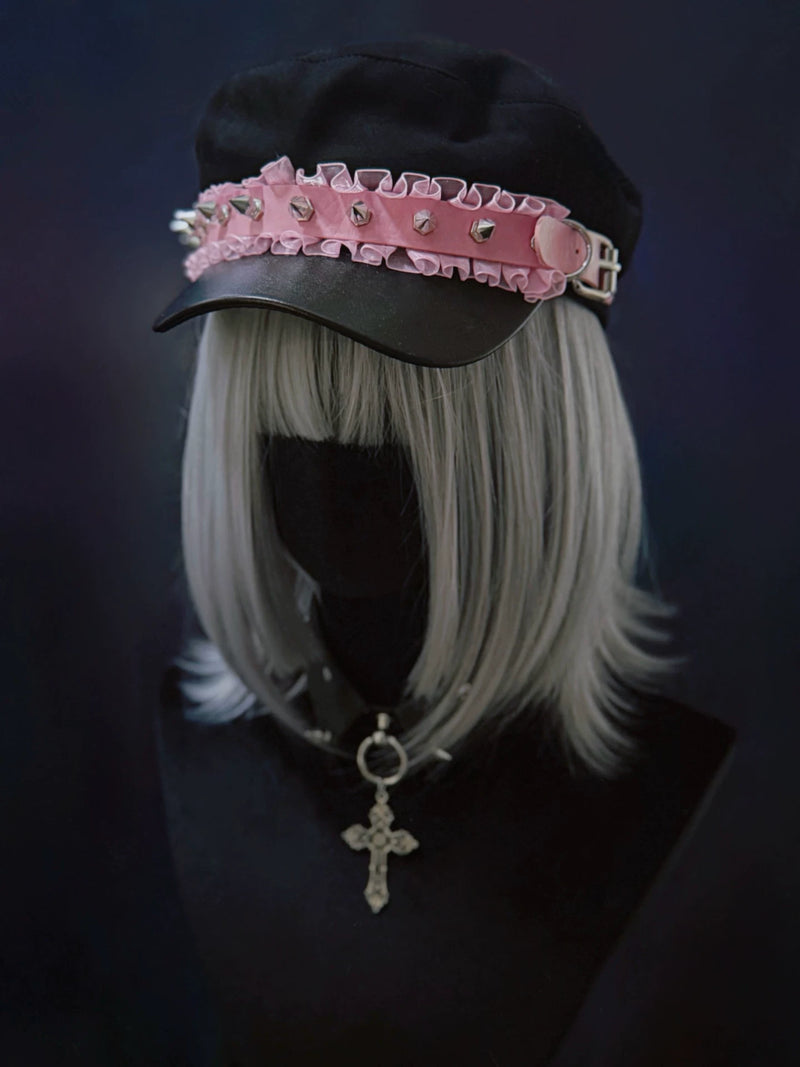 Gothic Buckle Chain Beret and Hat Collection by Strange Sugar - product view 38