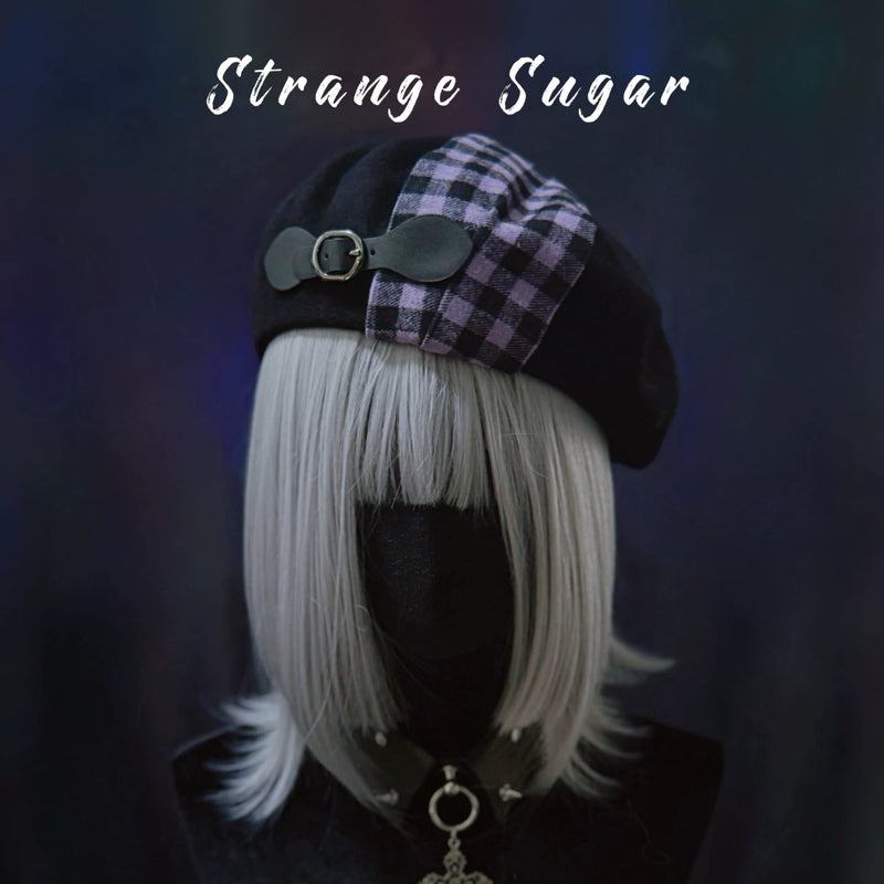 Gothic Buckle Chain Beret and Hat Collection by Strange Sugar - product view 40