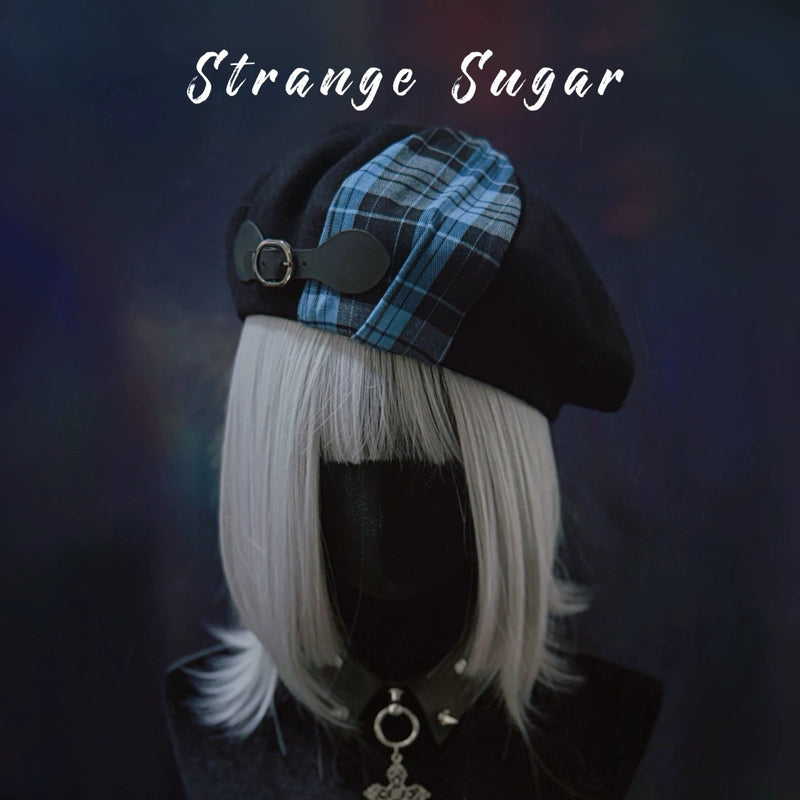 Gothic Buckle Chain Beret and Hat Collection by Strange Sugar - product view 43