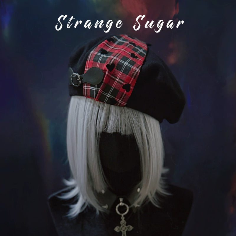 Gothic Buckle Chain Beret and Hat Collection by Strange Sugar - product view 44