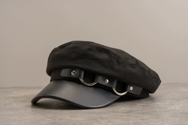 Gothic Buckle Newsboy Hat by Strange Sugar - product view 8
