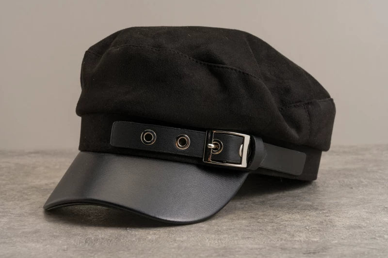 Gothic Buckle Newsboy Hat by Strange Sugar - product view 9