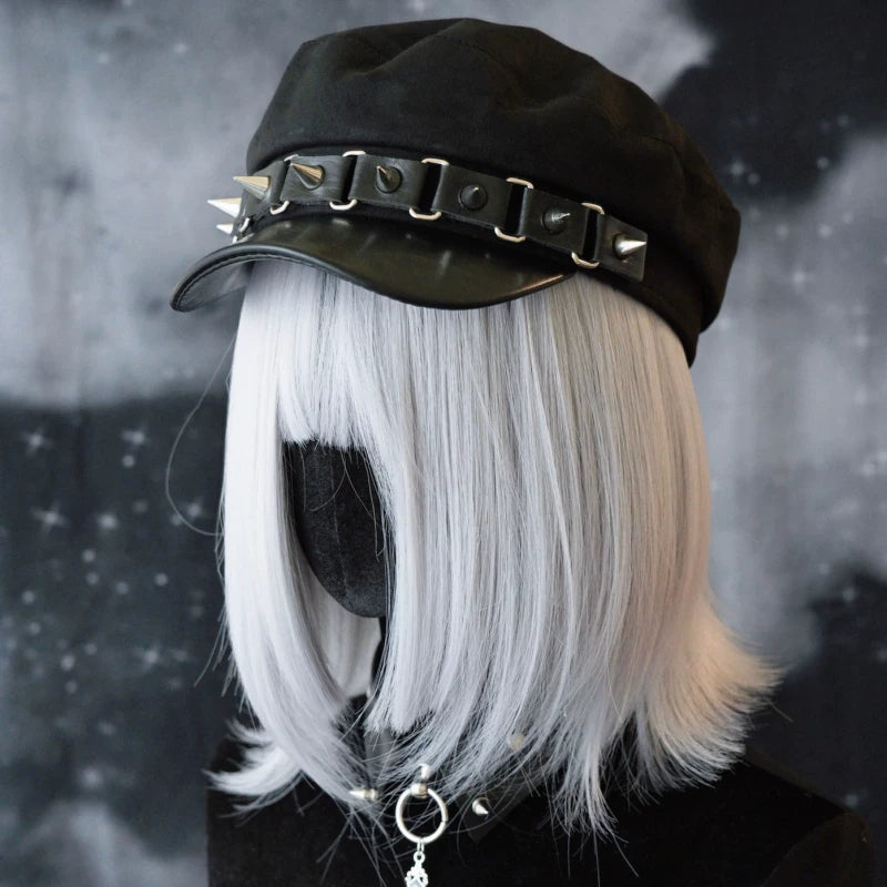 Gothic Buckle Newsboy Hat by Strange Sugar - product view 13