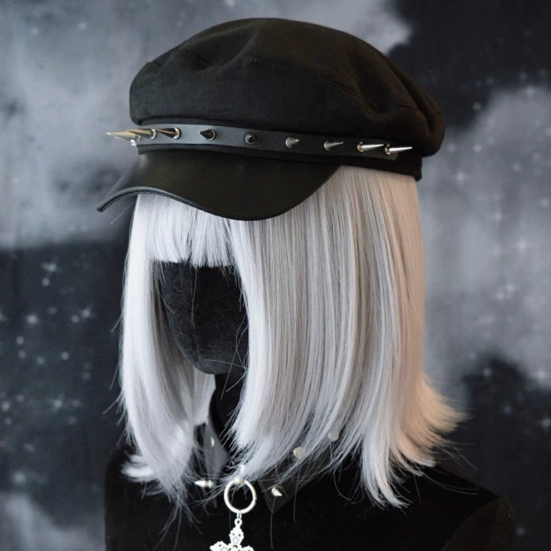 Gothic Buckle Newsboy Hat by Strange Sugar - product view 15