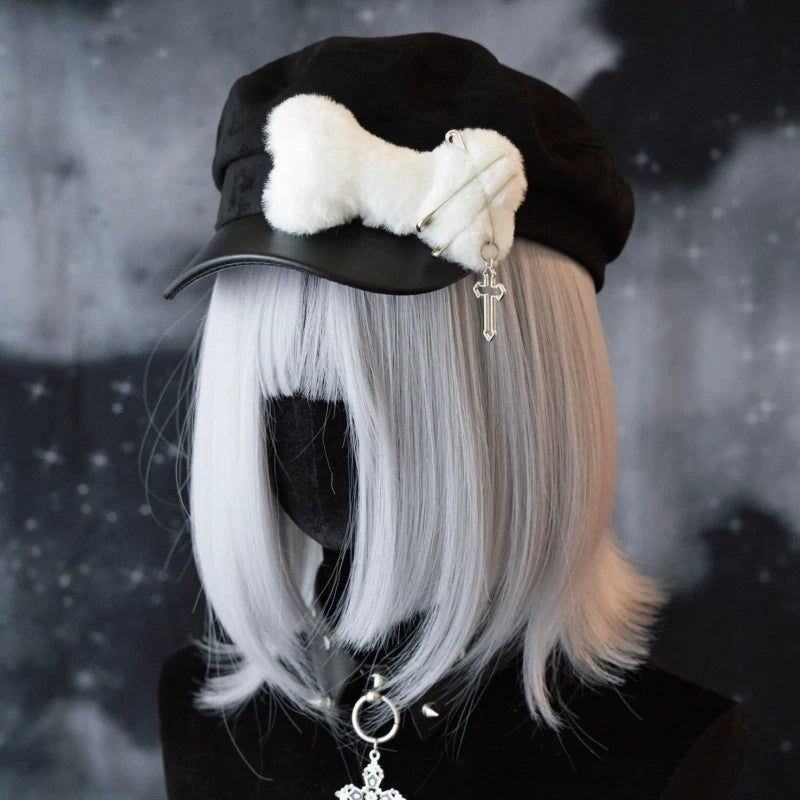 Gothic Buckle Newsboy Hat by Strange Sugar - product view 17