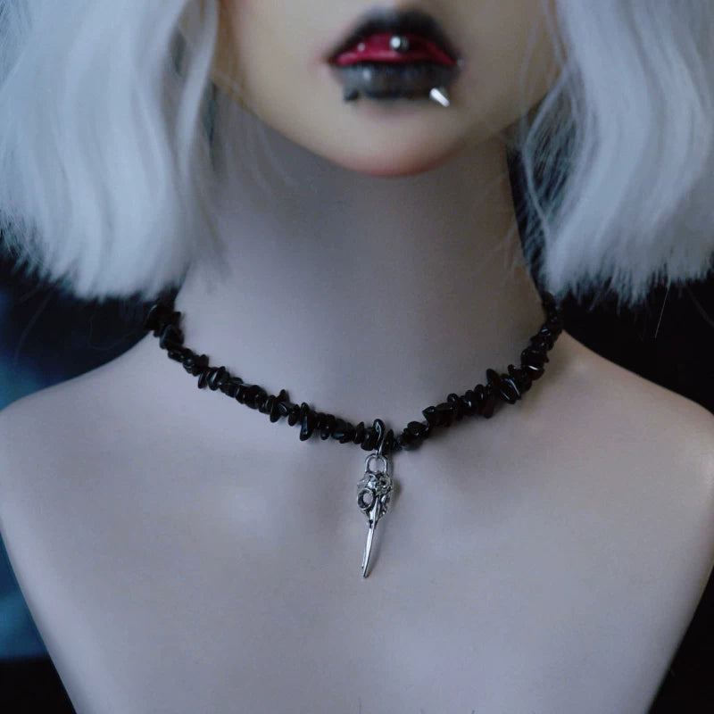 Gothic Charm and Faux Leather Choker Collection by Strange Sugar - product view 10