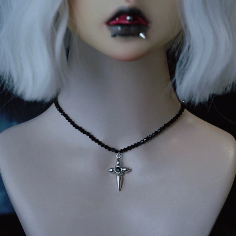 Gothic Charm and Faux Leather Choker Collection by Strange Sugar - product view 23