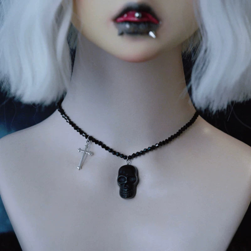 Gothic Charm and Faux Leather Choker Collection by Strange Sugar - product view 25