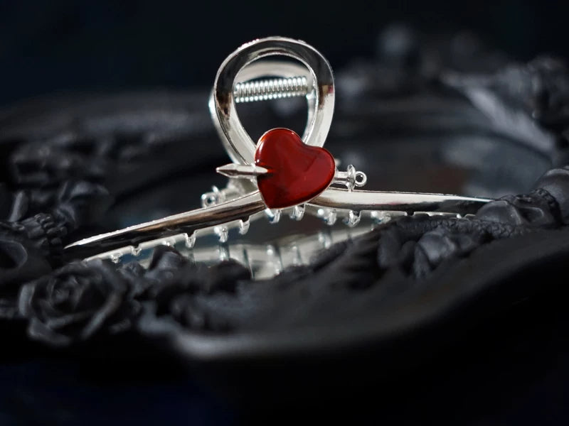 Gothic Heart Claw Clip by Strange Sugar - product view 4