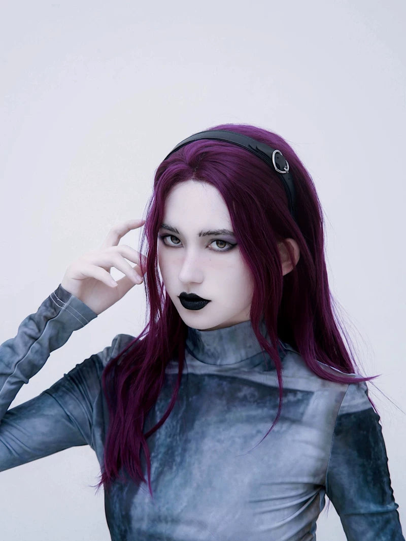 Gothic Heart Hardware Buckle Headband Collection by Strange Sugar - product view 3