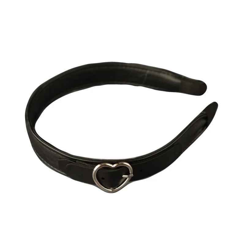 Gothic Heart Hardware Buckle Headband Collection by Strange Sugar - product view 5
