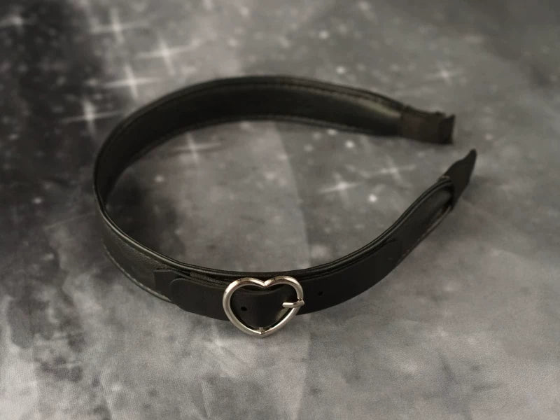 Gothic Heart Hardware Buckle Headband Collection by Strange Sugar - product view 6