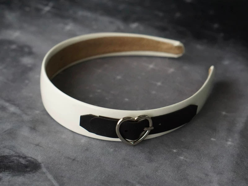 Gothic Heart Hardware Buckle Headband Collection by Strange Sugar - product view 10