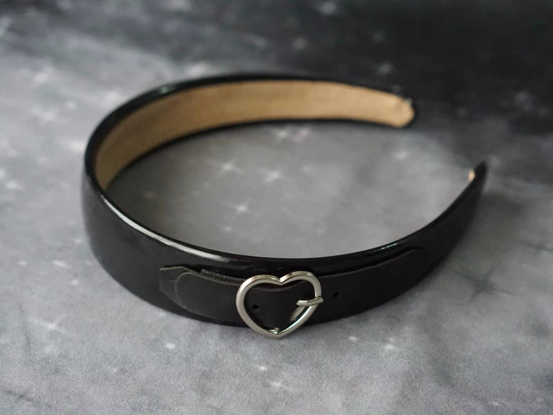 Gothic Heart Hardware Buckle Headband Collection by Strange Sugar - product view 11