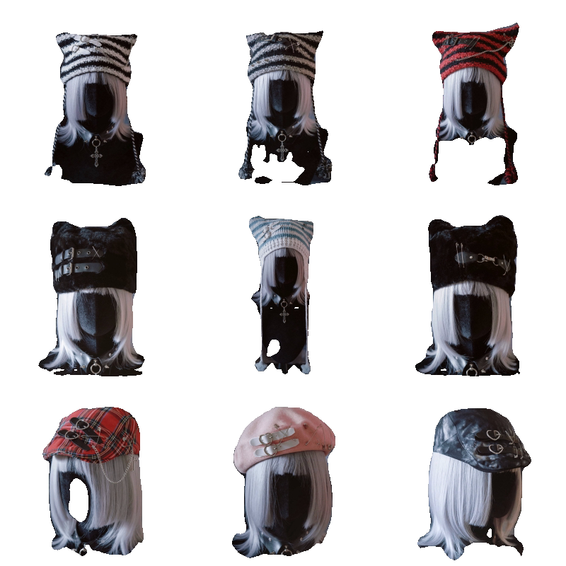 Gothic Knit Hats and Headwear Collection by Strange Sugar - product view 5