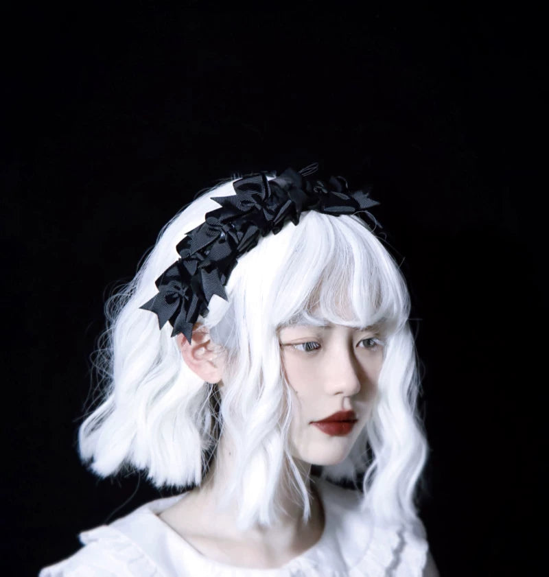 Gothic Lace Bow Hair Accessory Collection by Strange Sugar - product view 4