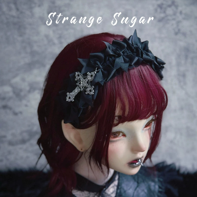 Gothic Lace Bow Hair Accessory Collection by Strange Sugar - product view 16