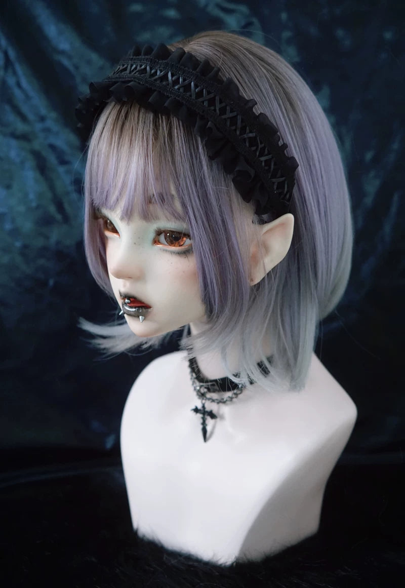 Gothic Lolita Ruffle Headband by Strange Sugar - product view 3