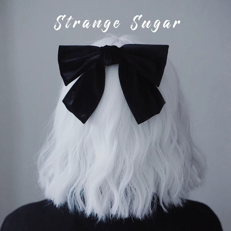 Gothic Skull Bow Hair Clips and Headbands by Strange Sugar - product view 8