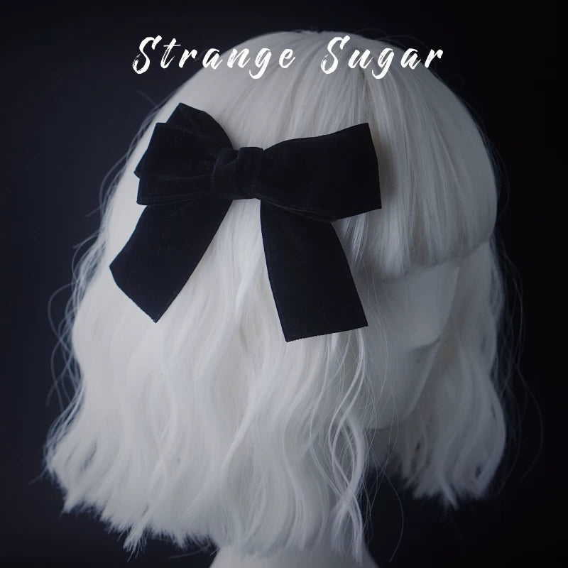 Gothic Skull Bow Hair Clips and Headbands by Strange Sugar - product view 9