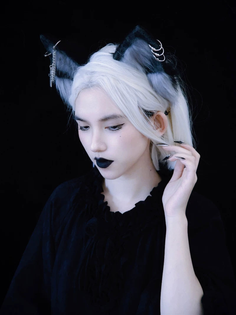 Gothic Wolf Ear Headband and Headdress Collection by Strange Sugar - product view 3