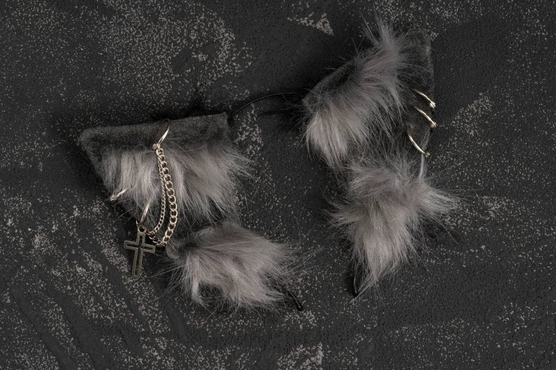 Gothic Wolf Ear Headband and Headdress Collection by Strange Sugar - product view 5