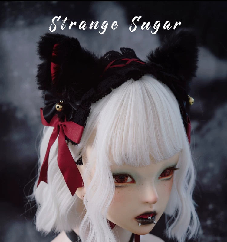 Gothic Wolf Ear Headband and Headdress Collection by Strange Sugar - product view 18