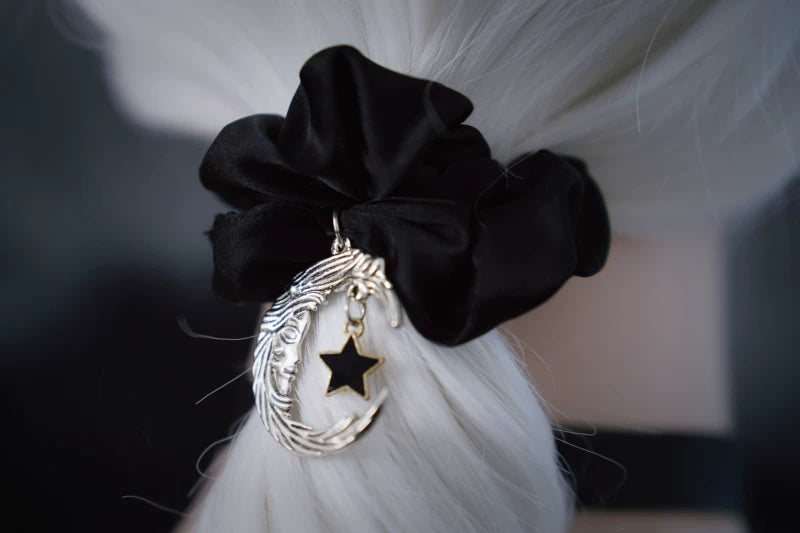 Moon Charm Gothic Scrunchie by Strange Sugar - product view 5