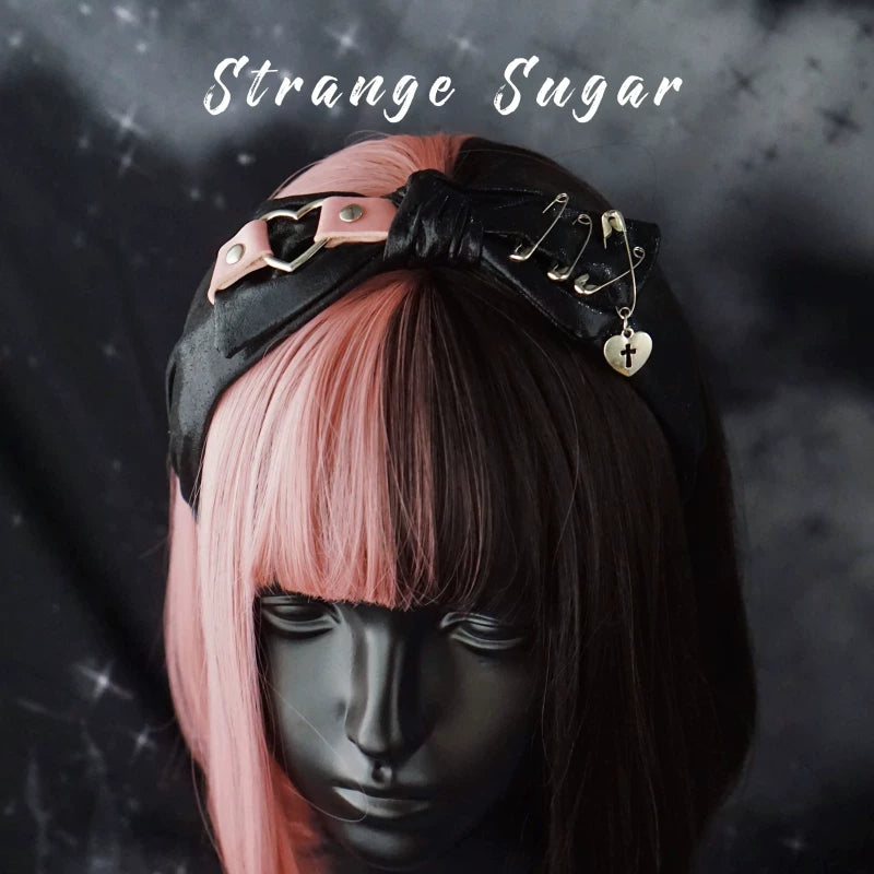 Pink and Black Gothic Headbands by Strange Sugar - product view 8