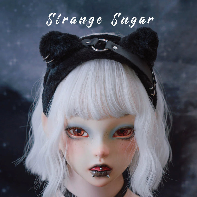 Plush Gothic Cat Ear Headband Collection by Strange Sugar - product view 12