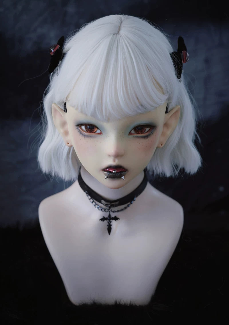 Red Eyeball Bow Hair Tie by Strange Sugar - product view 3