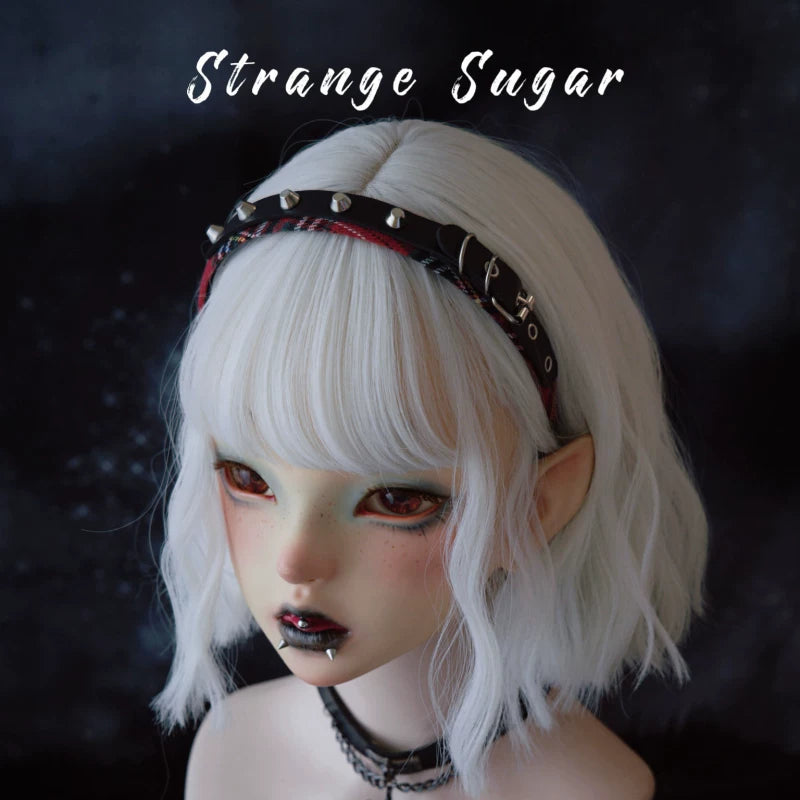 Red Tartan Buckle Headband by Strange Sugar - product view 8