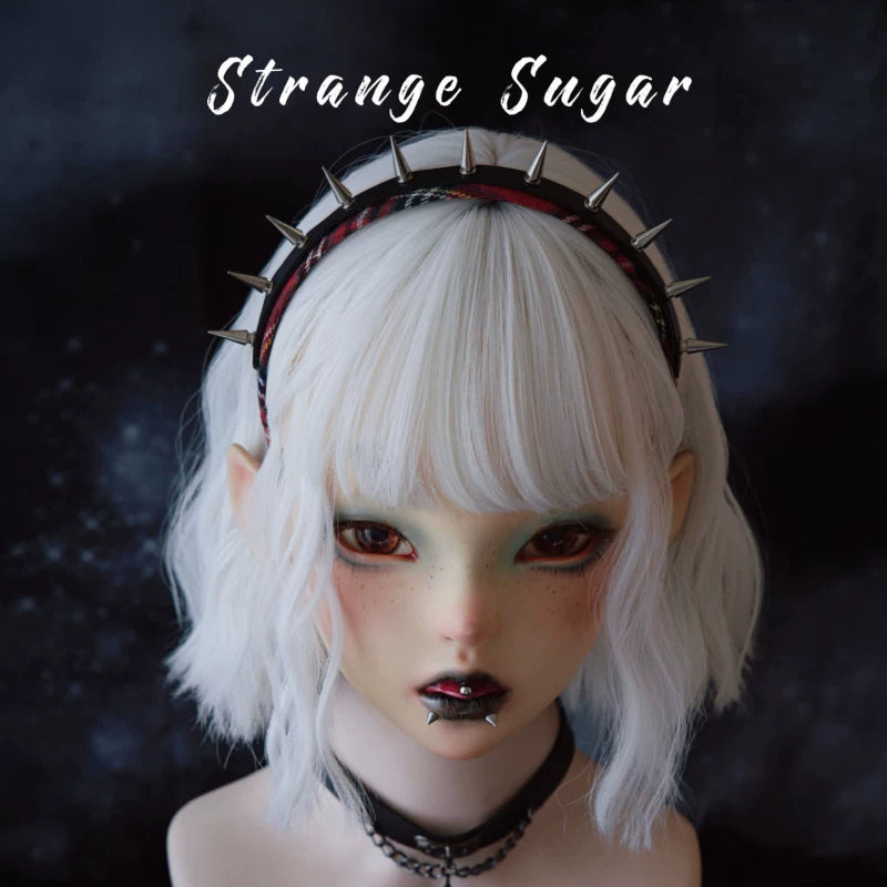Red Tartan Buckle Headband by Strange Sugar - product view 12