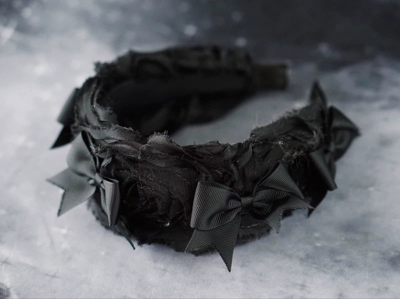 Rose Organza Headband by Strange Sugar - product view 7
