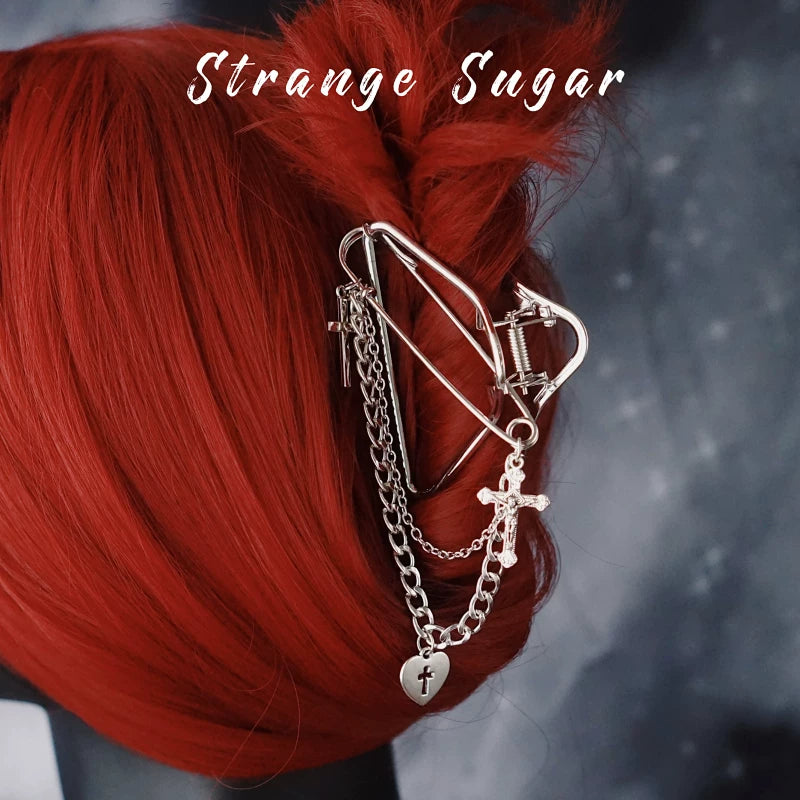 Silver Tone Alloy Gothic Claw Clips by Strange Sugar - product view 6