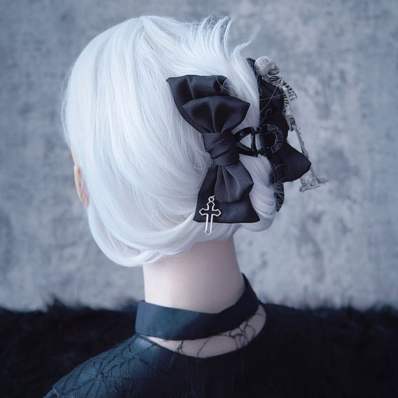 Skeleton Bow Claw Clip by Strange Sugar - product view 3