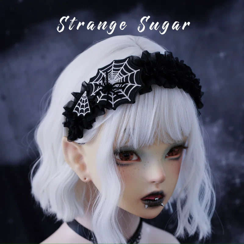 Spiderweb Skeleton Hand and Bell Hair Accessories by Strange Sugar - product view 8