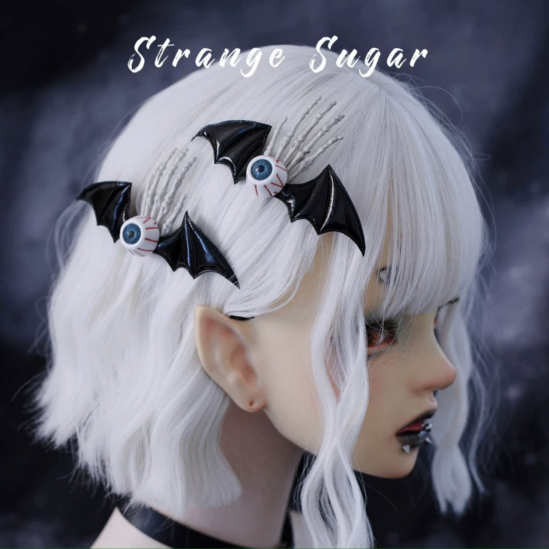 Spiderweb Skeleton Hand and Bell Hair Accessories by Strange Sugar - product view 11