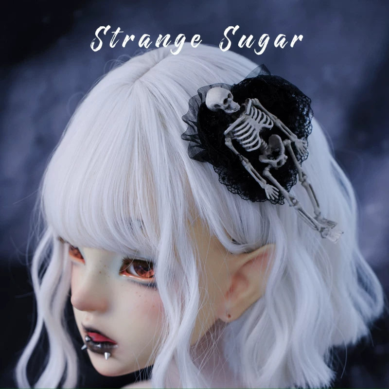 Spiderweb Skeleton Hand and Bell Hair Accessories by Strange Sugar - product view 12