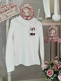 White - No Plush Sleeves / S