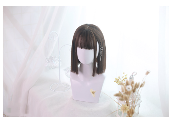 Dalao Home - 35cm Short Straight Lolita Wig - Wig